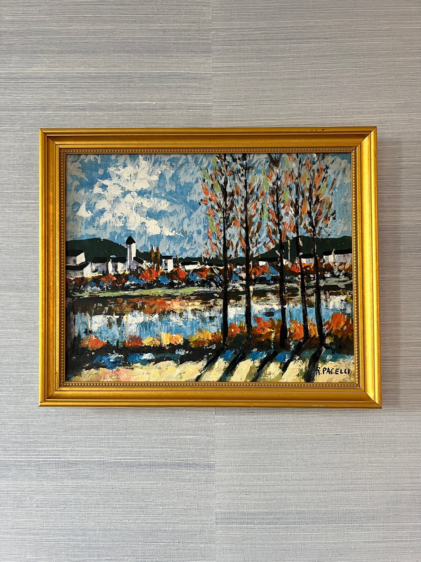 Mid Century Colorful Landscape