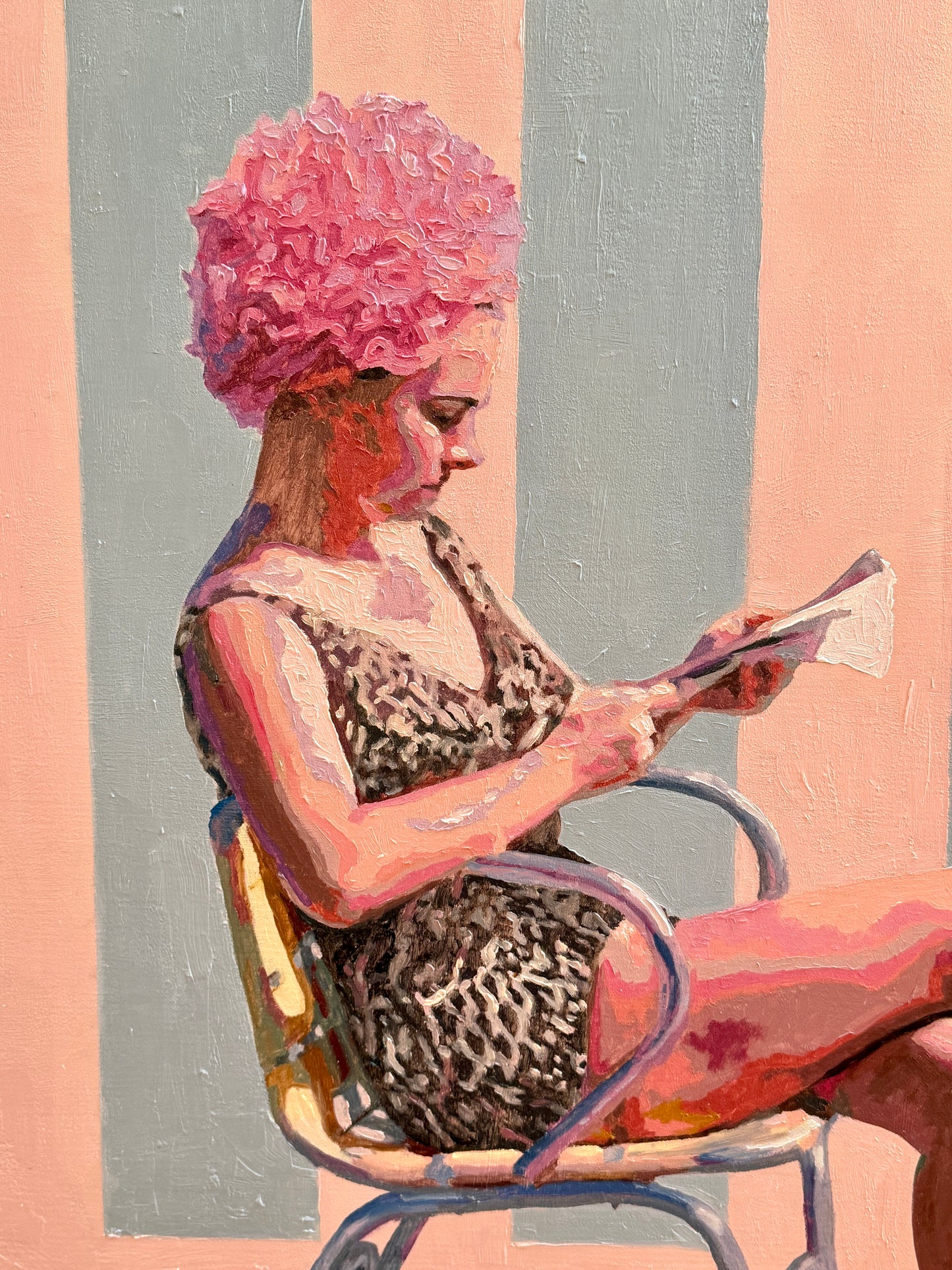 Karen McCool If You Need Something... No Oil Painting
