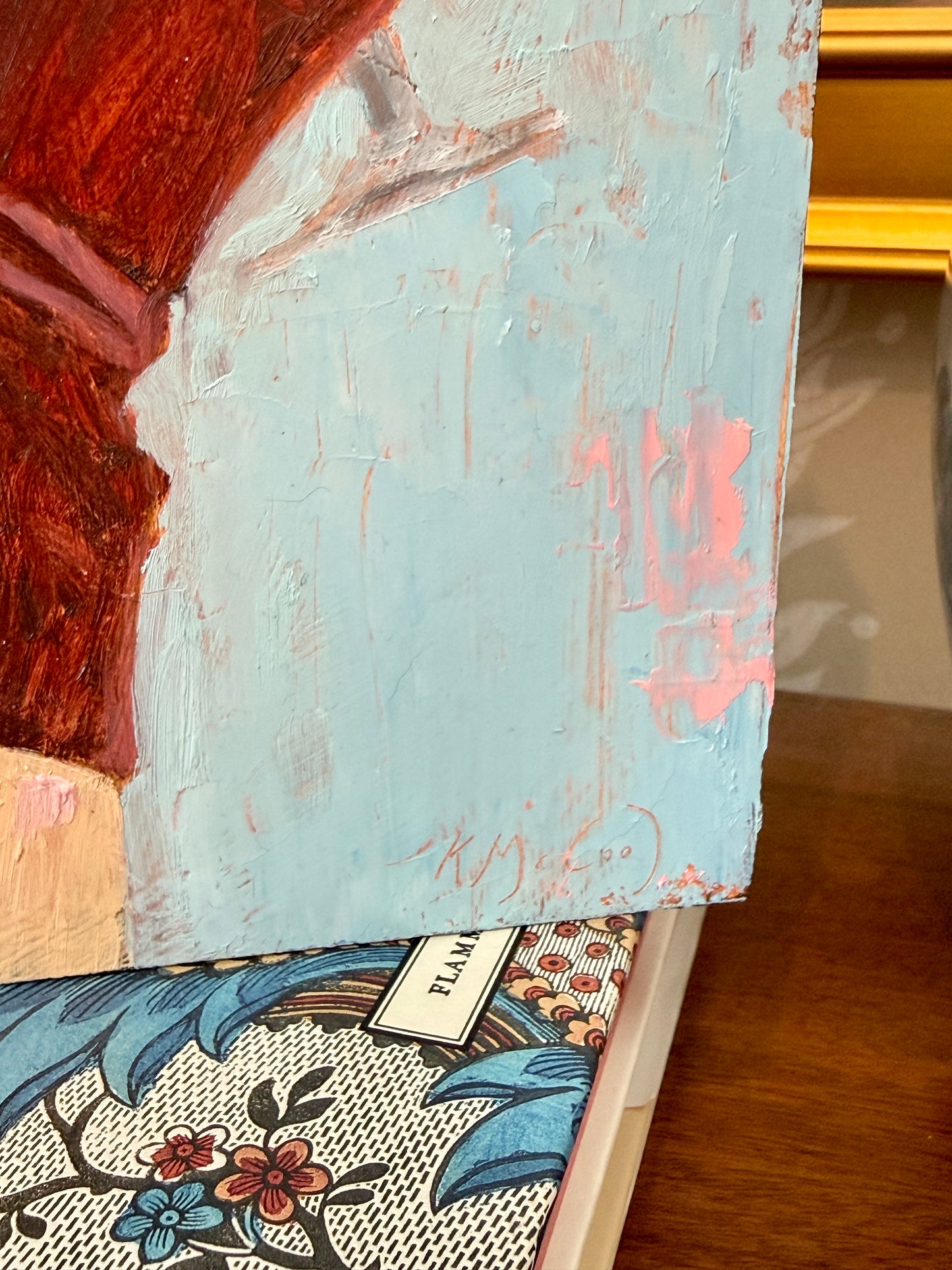 Karen McCool Making Today A 'Tini Bit Better Oil Painting