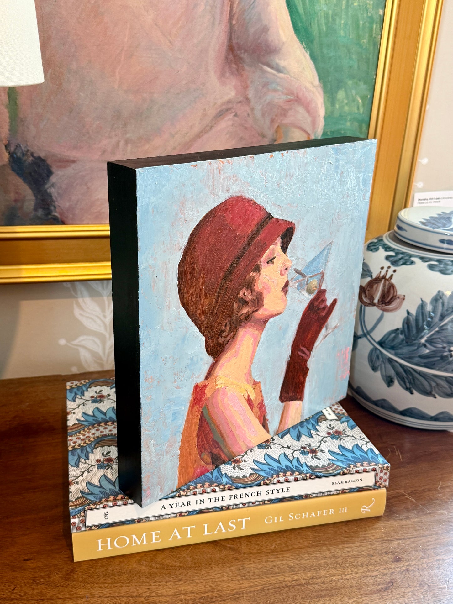 Karen McCool Making Today A 'Tini Bit Better Oil Painting