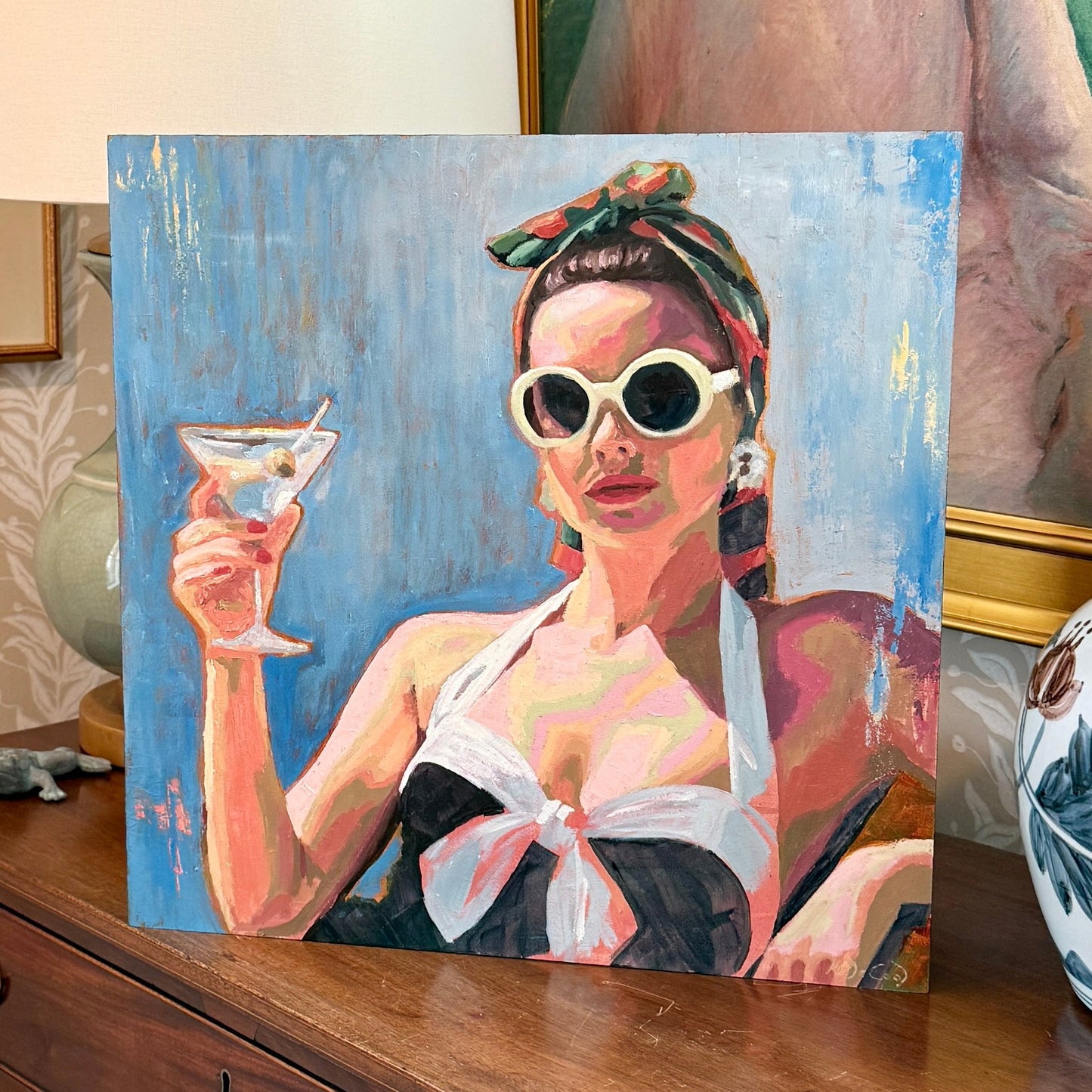 Karen McCool No Matter What Anyone Asks of Me Today, My Answer Is: It's Too Hot For That Oil Painting