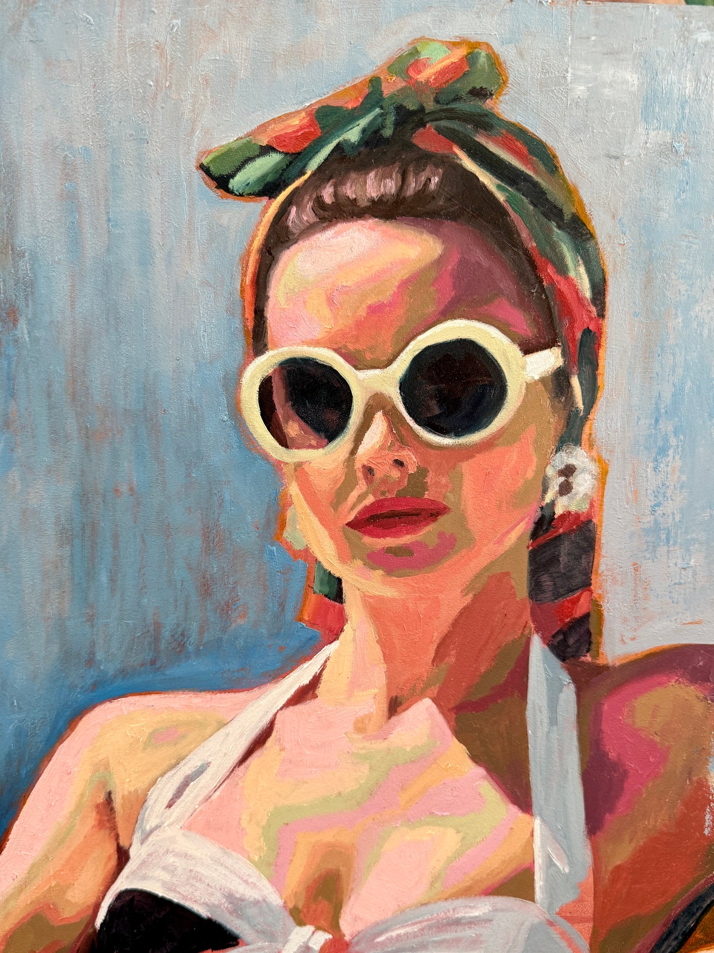 Karen McCool No Matter What Anyone Asks of Me Today, My Answer Is: It's Too Hot For That Oil Painting