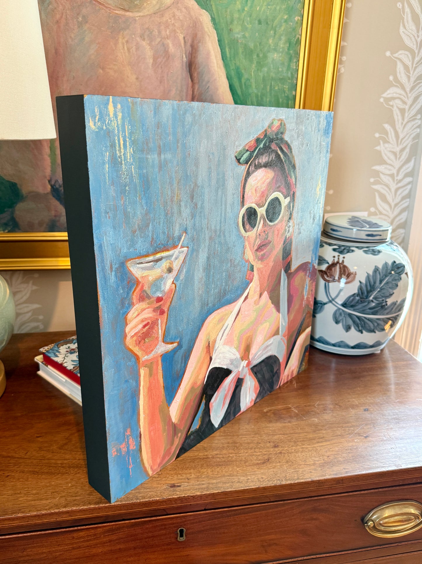 Karen McCool No Matter What Anyone Asks of Me Today, My Answer Is: It's Too Hot For That Oil Painting