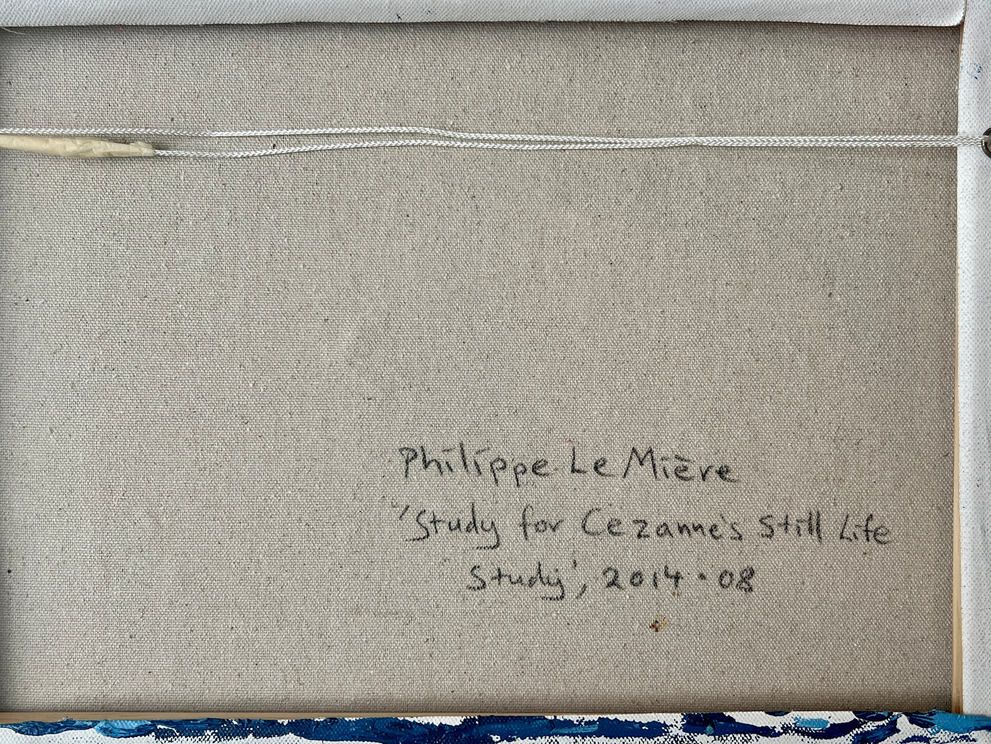 Phillipe LeMiere Modern Lemons Interior Still Life Oil Painting in Gold Frame