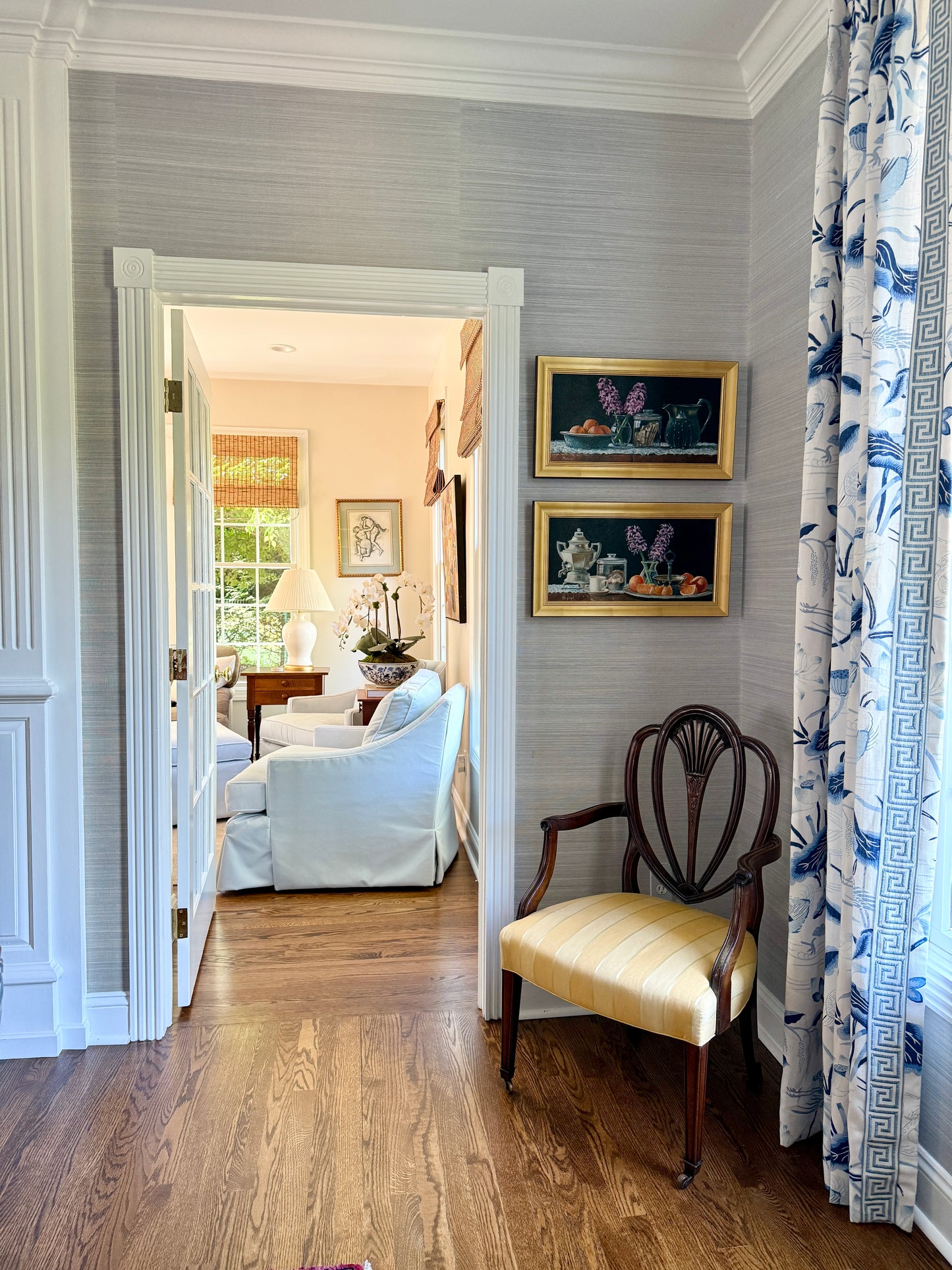 Pair of Brian Magargal Fresh Lemonade and Fresh Tea Still Life Oil Paintings in Gold Frames