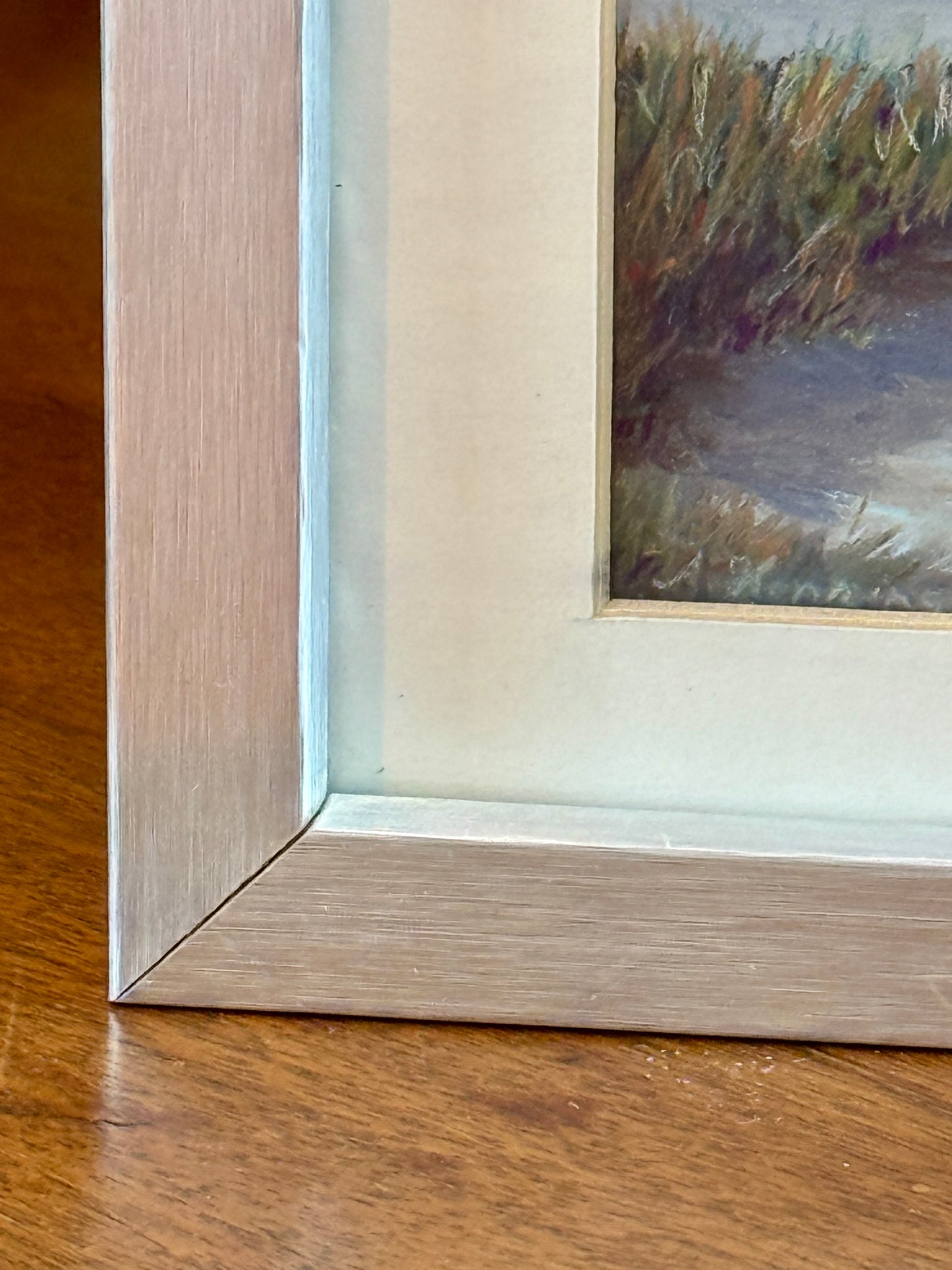 Andrea Hennings Cherry Grove Beach Pastel in Silver Frame