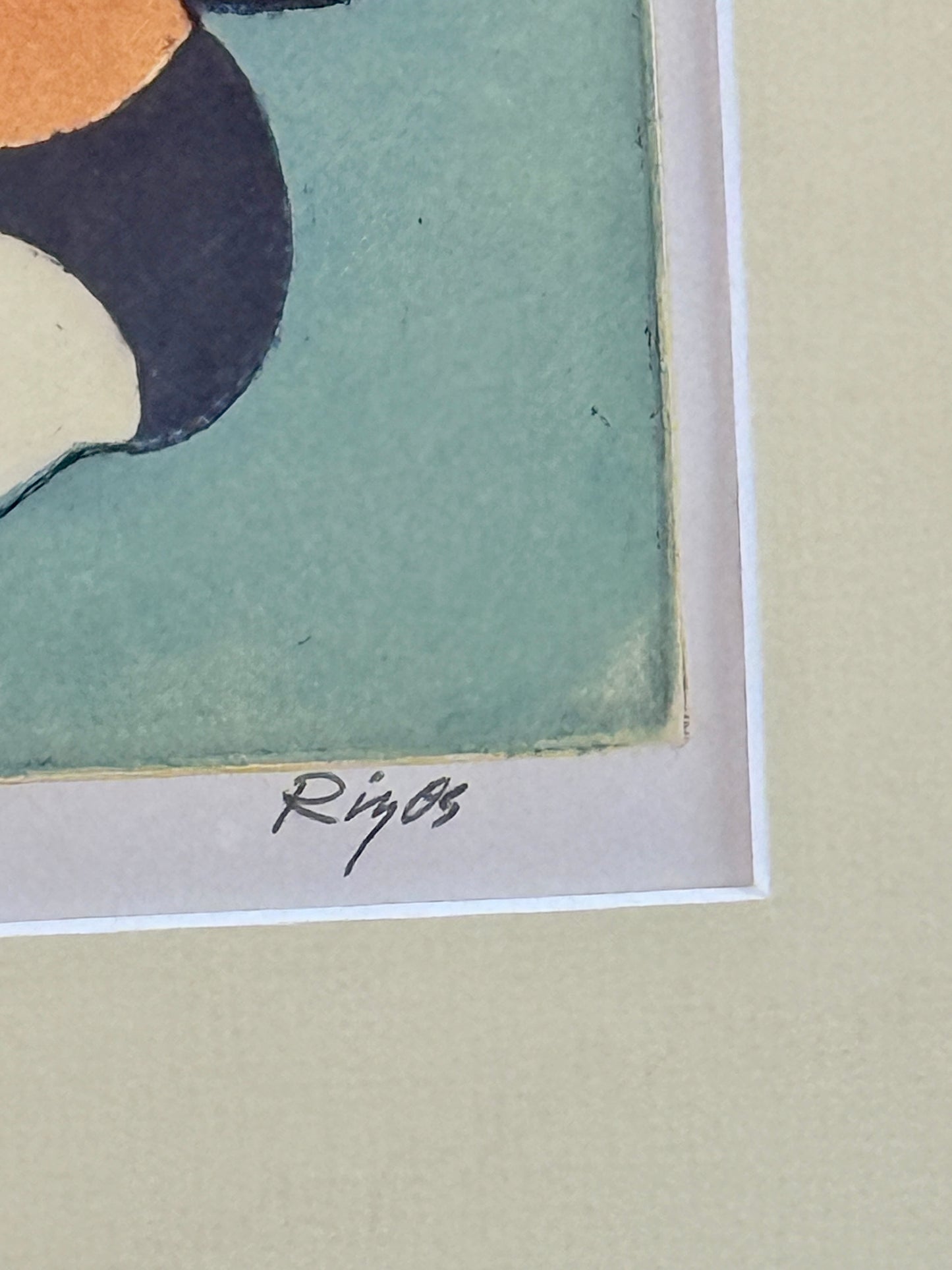 Neil Rizos Canvasback Duck Etching in Black Frame