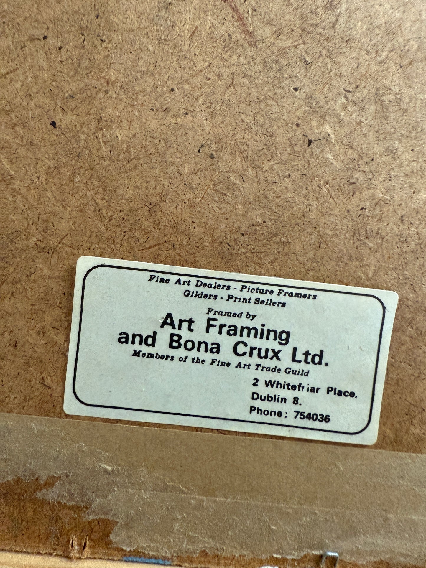 Fergal Flanagan Galway Ireland Landscape Oil Painting in Gold Frame