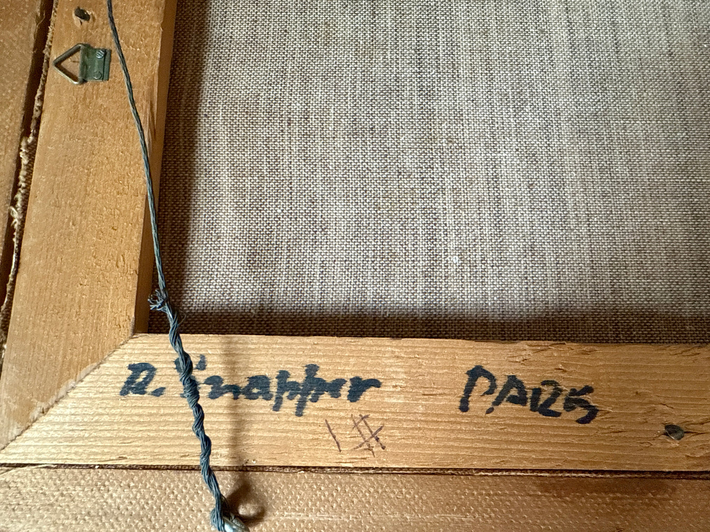 Pair of Reiner Snapper Paris and Netherlands Cityscapes Oil Painting in Vintage Frames