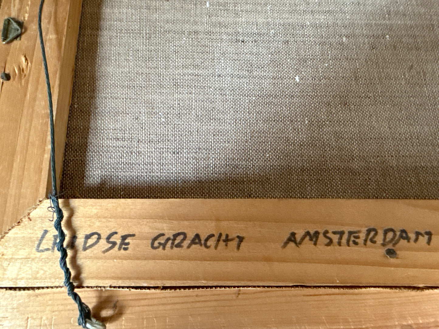 Pair of Reiner Snapper Paris and Netherlands Cityscapes Oil Painting in Vintage Frames