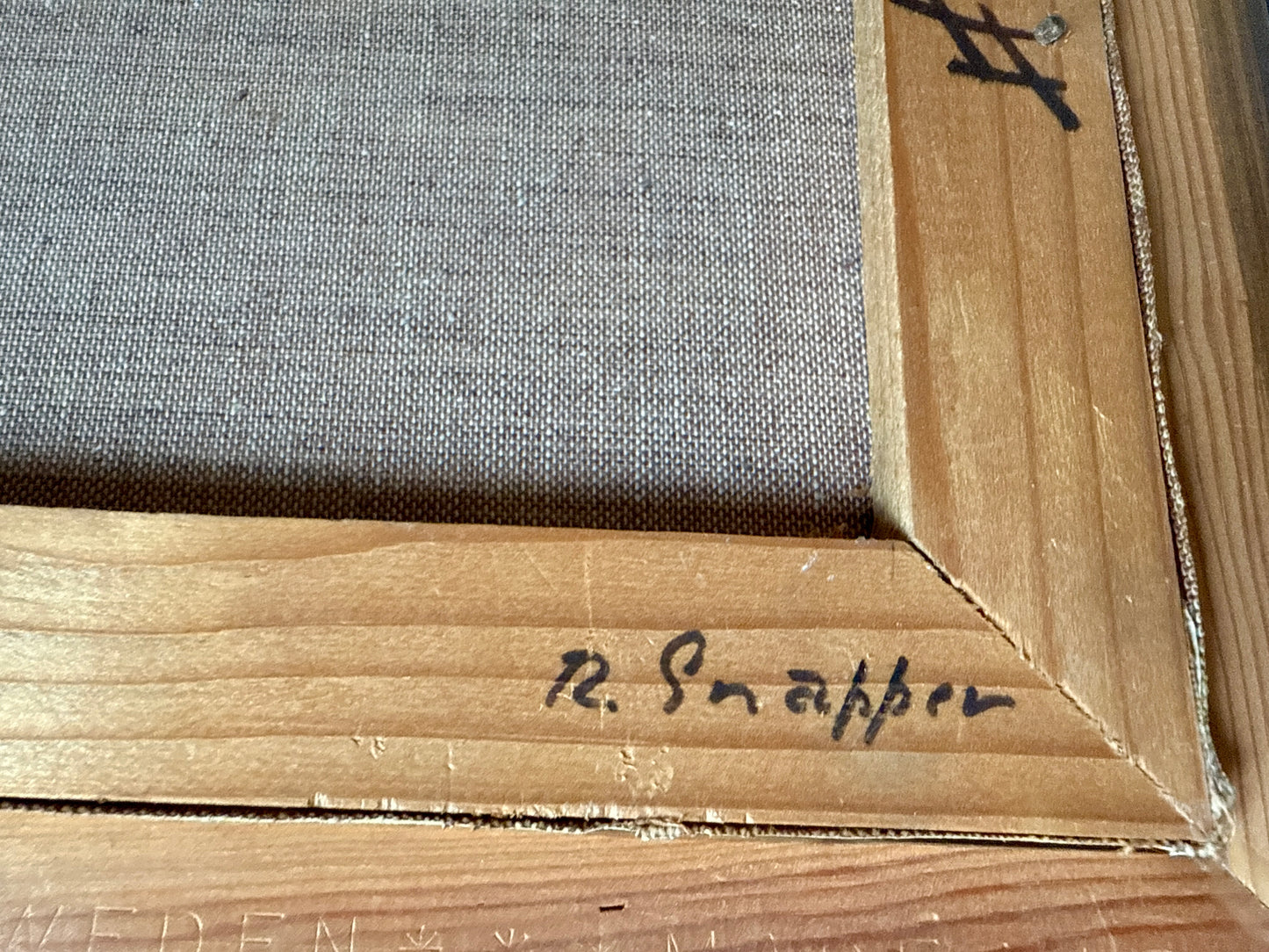 Pair of Reiner Snapper Paris and Netherlands Cityscapes Oil Painting in Vintage Frames