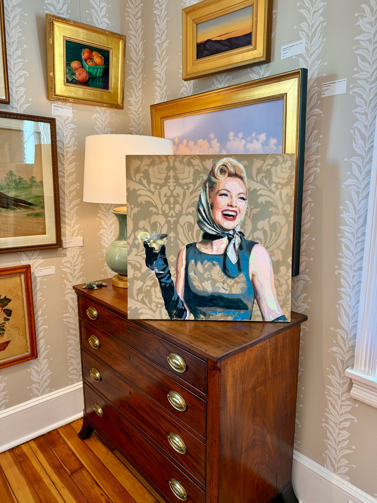 Karen McCool I Don't Always Dress Like Coco, or Live Like Jackie, But I ALWAYS Laugh Like Lucy Oil Painting