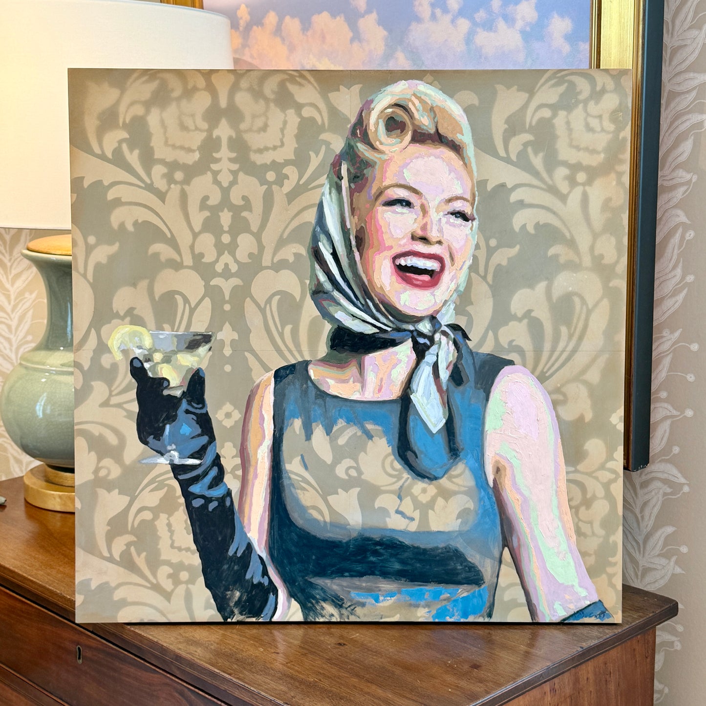 Karen McCool I Don't Always Dress Like Coco, or Live Like Jackie, But I ALWAYS Laugh Like Lucy Oil Painting