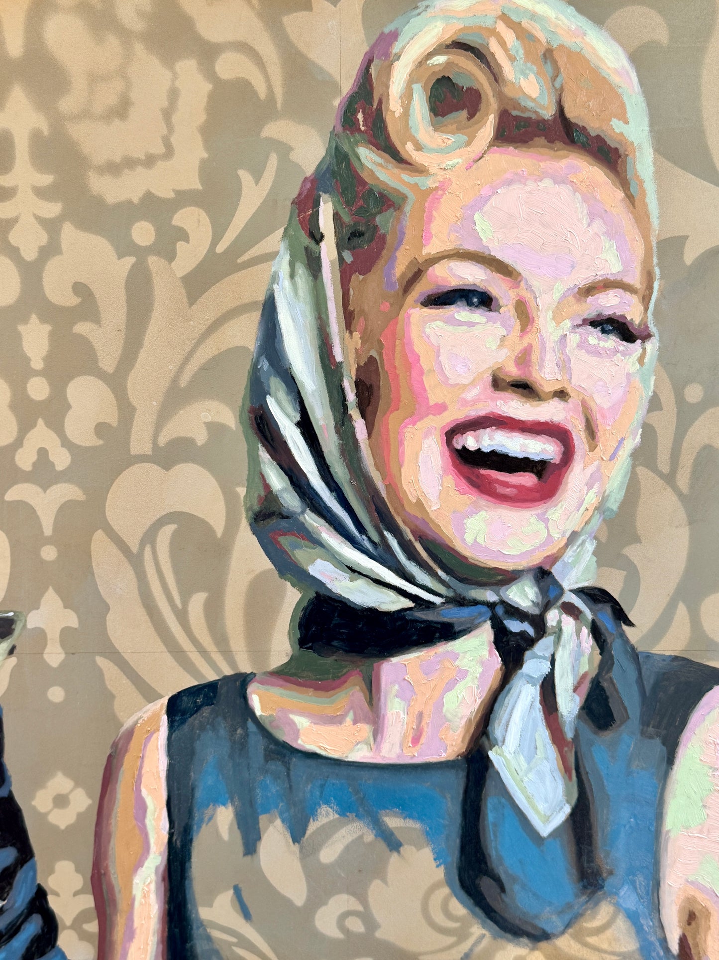 Karen McCool I Don't Always Dress Like Coco, or Live Like Jackie, But I ALWAYS Laugh Like Lucy Oil Painting