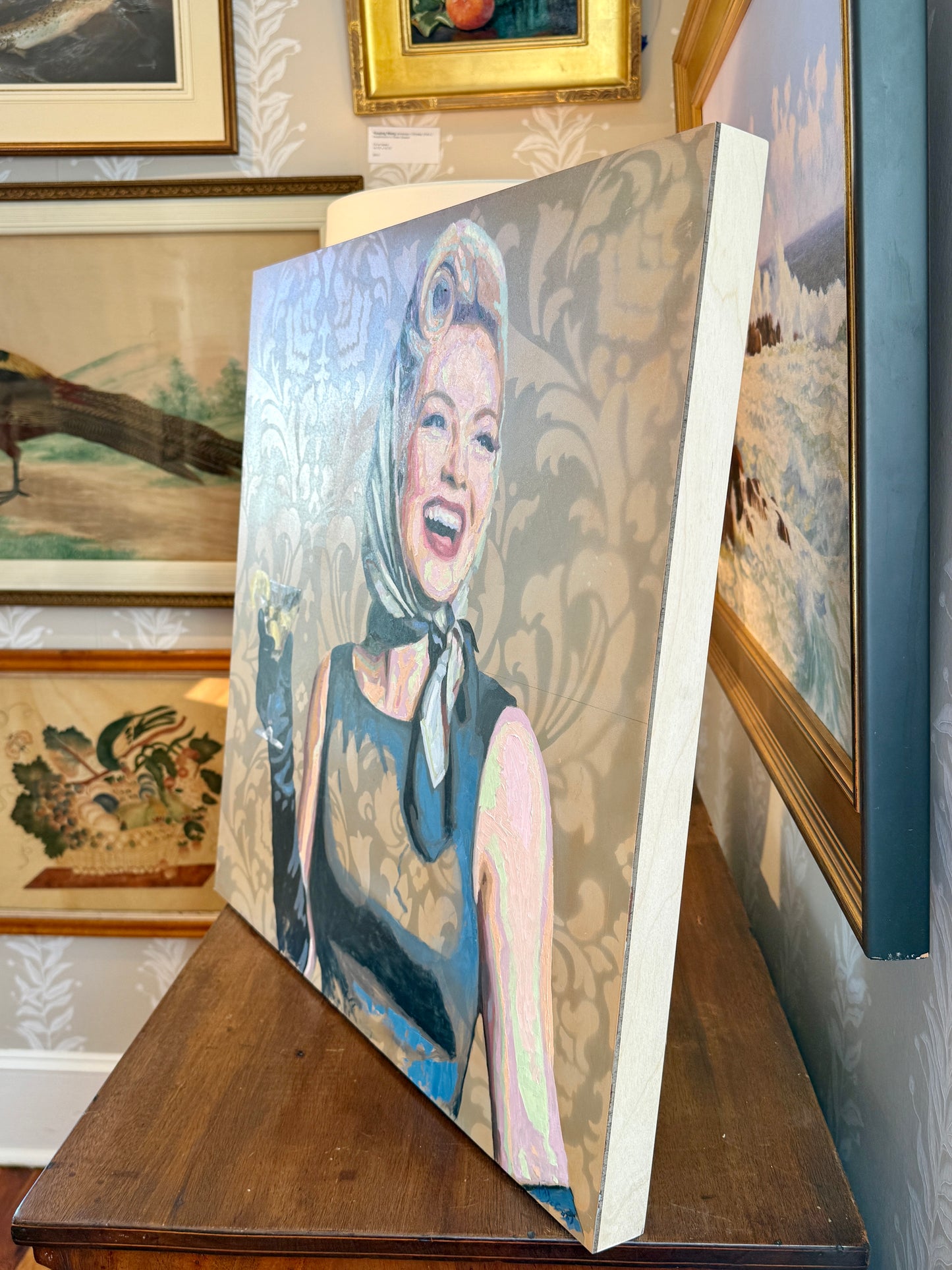 Karen McCool I Don't Always Dress Like Coco, or Live Like Jackie, But I ALWAYS Laugh Like Lucy Oil Painting