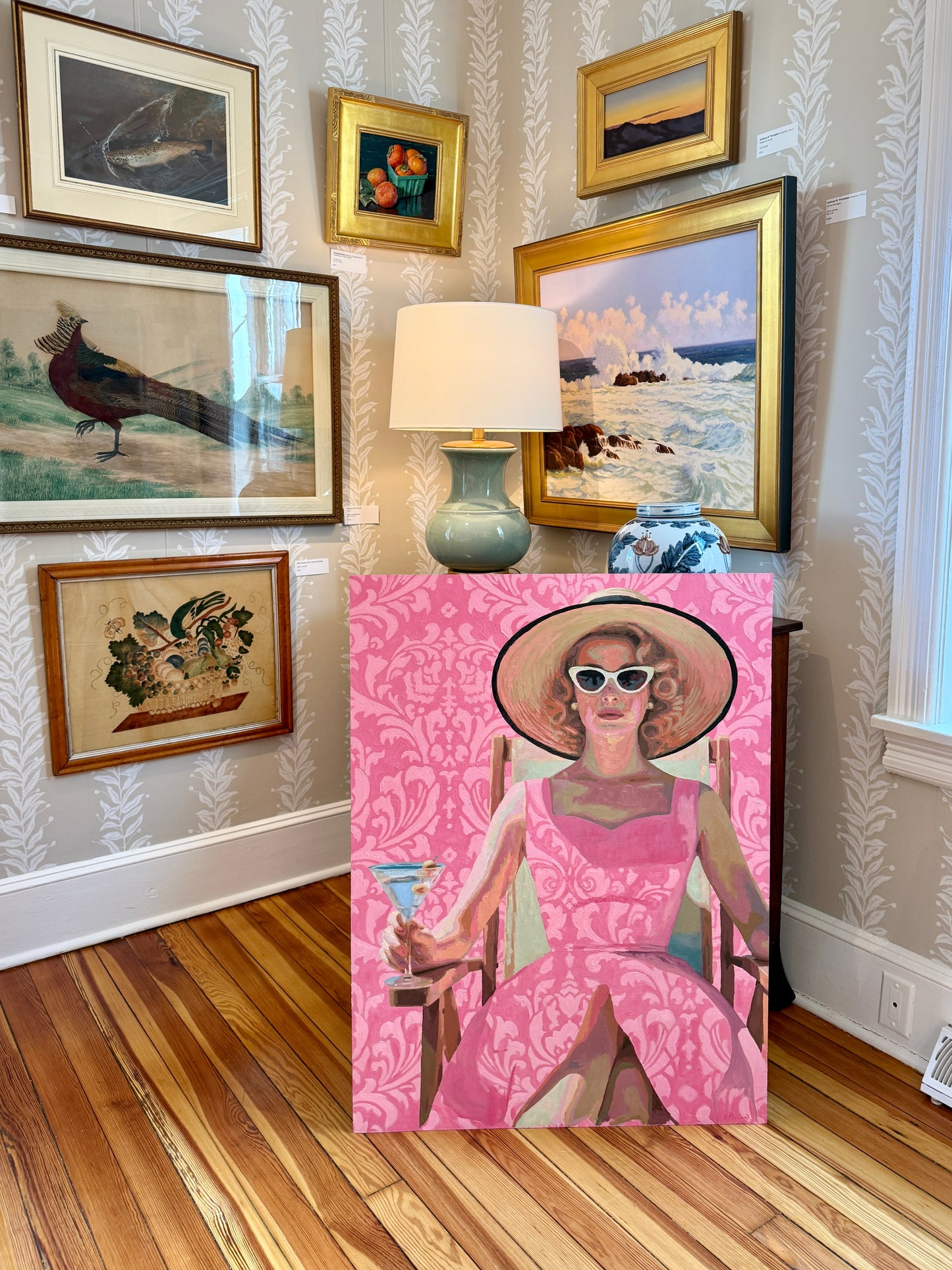 Karen McCool I am a Constant Effin' Delight Oil Painting