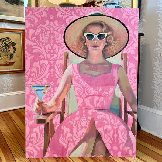 Karen McCool I am a Constant Effin' Delight Oil Painting