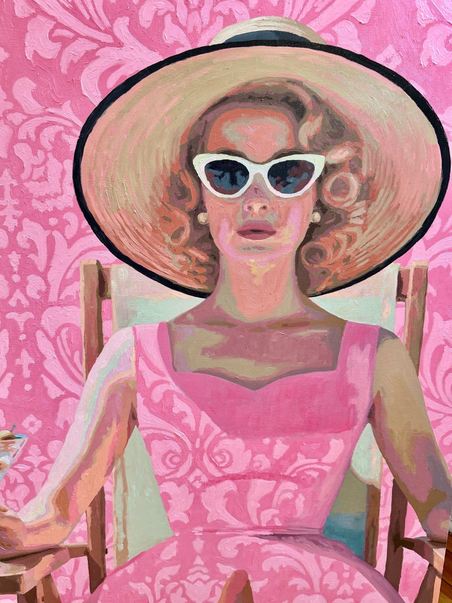 Karen McCool I am a Constant Effin' Delight Oil Painting