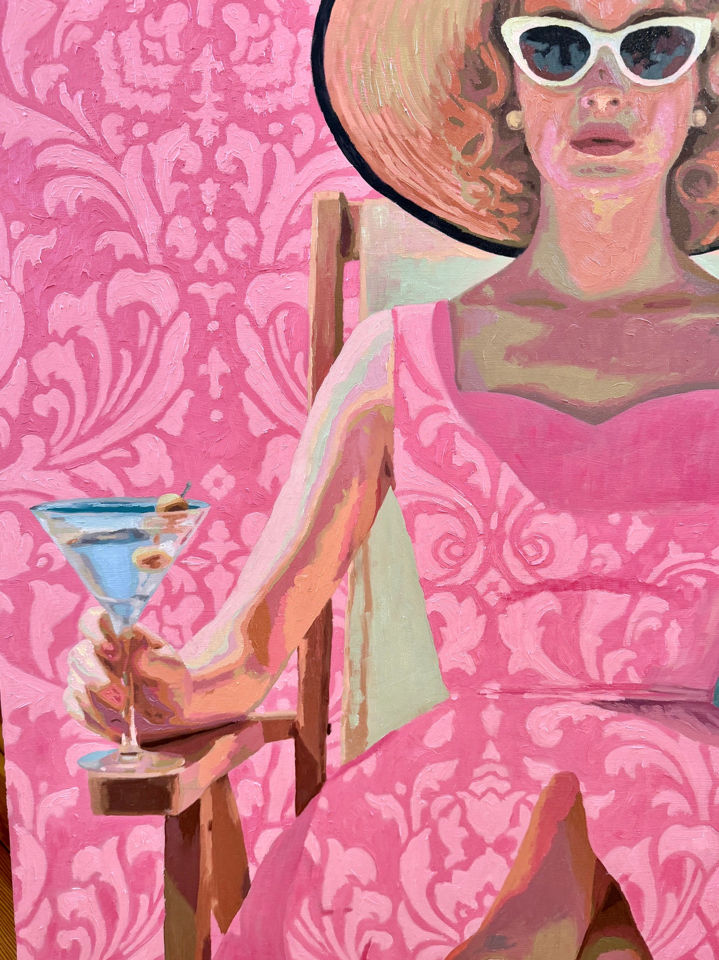 Karen McCool I am a Constant Effin' Delight Oil Painting