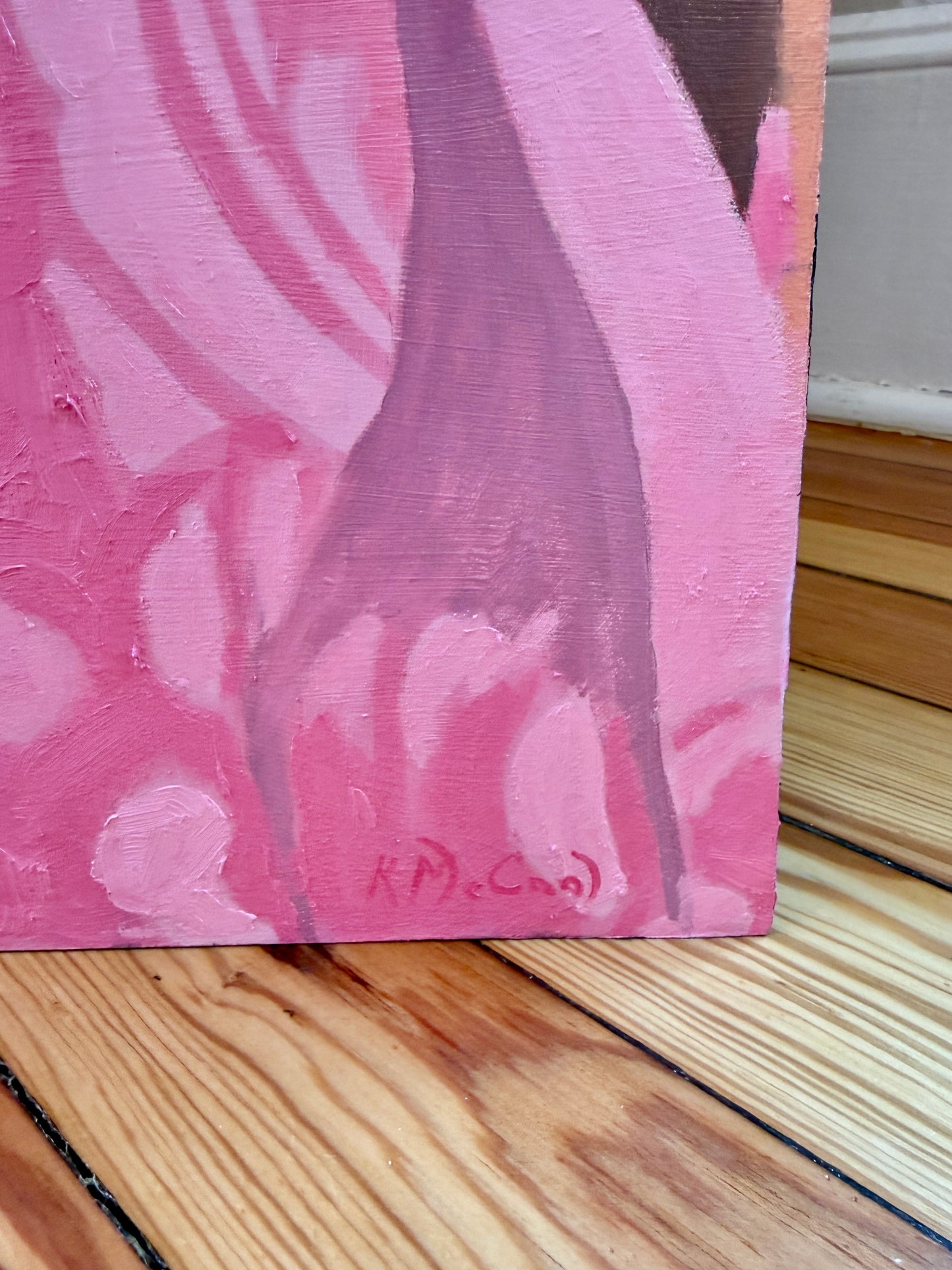 Karen McCool I am a Constant Effin' Delight Oil Painting