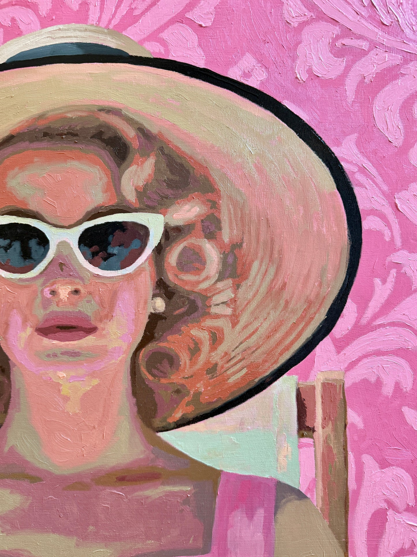 Karen McCool I am a Constant Effin' Delight Oil Painting