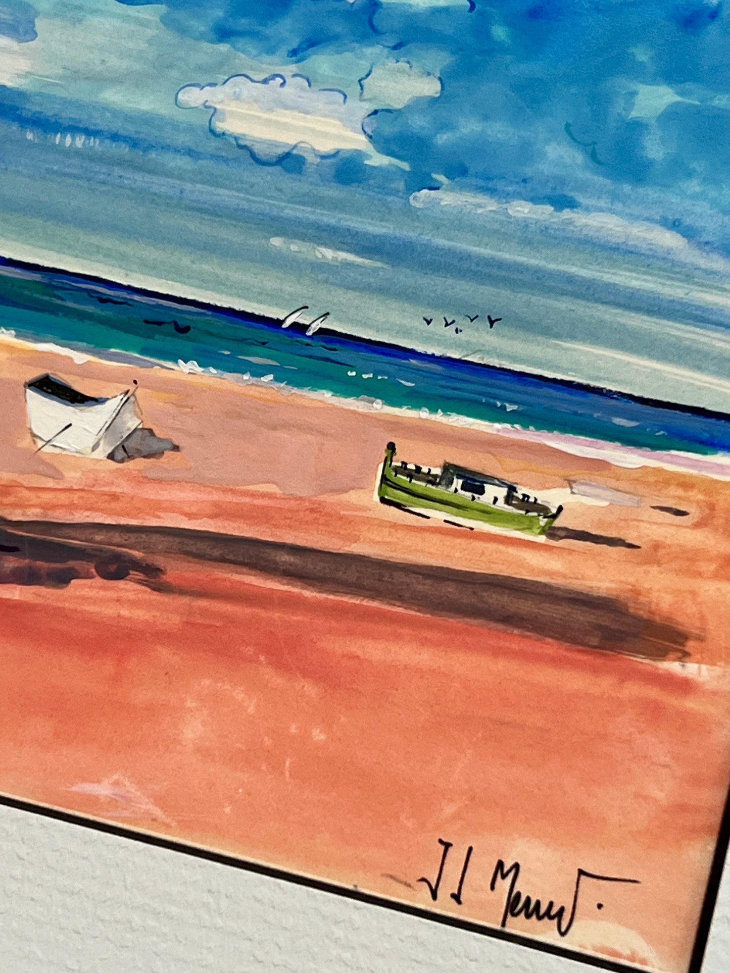 Jean-Luc Messin Marree Basse a Cancale French Beach Seascape