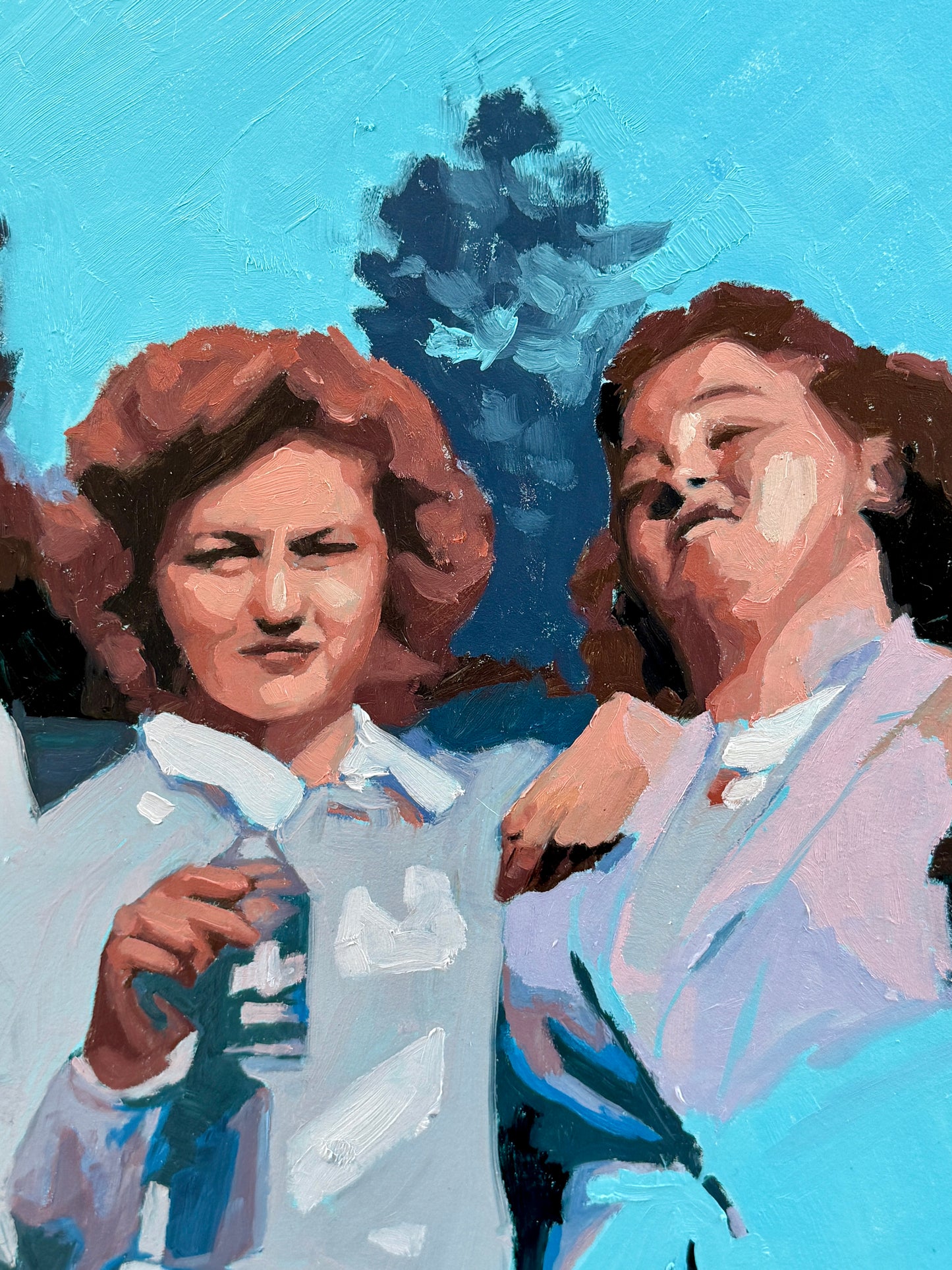 Karen McCool The Gang I Want To Join In The Zombie Apocalypse Oil Painting