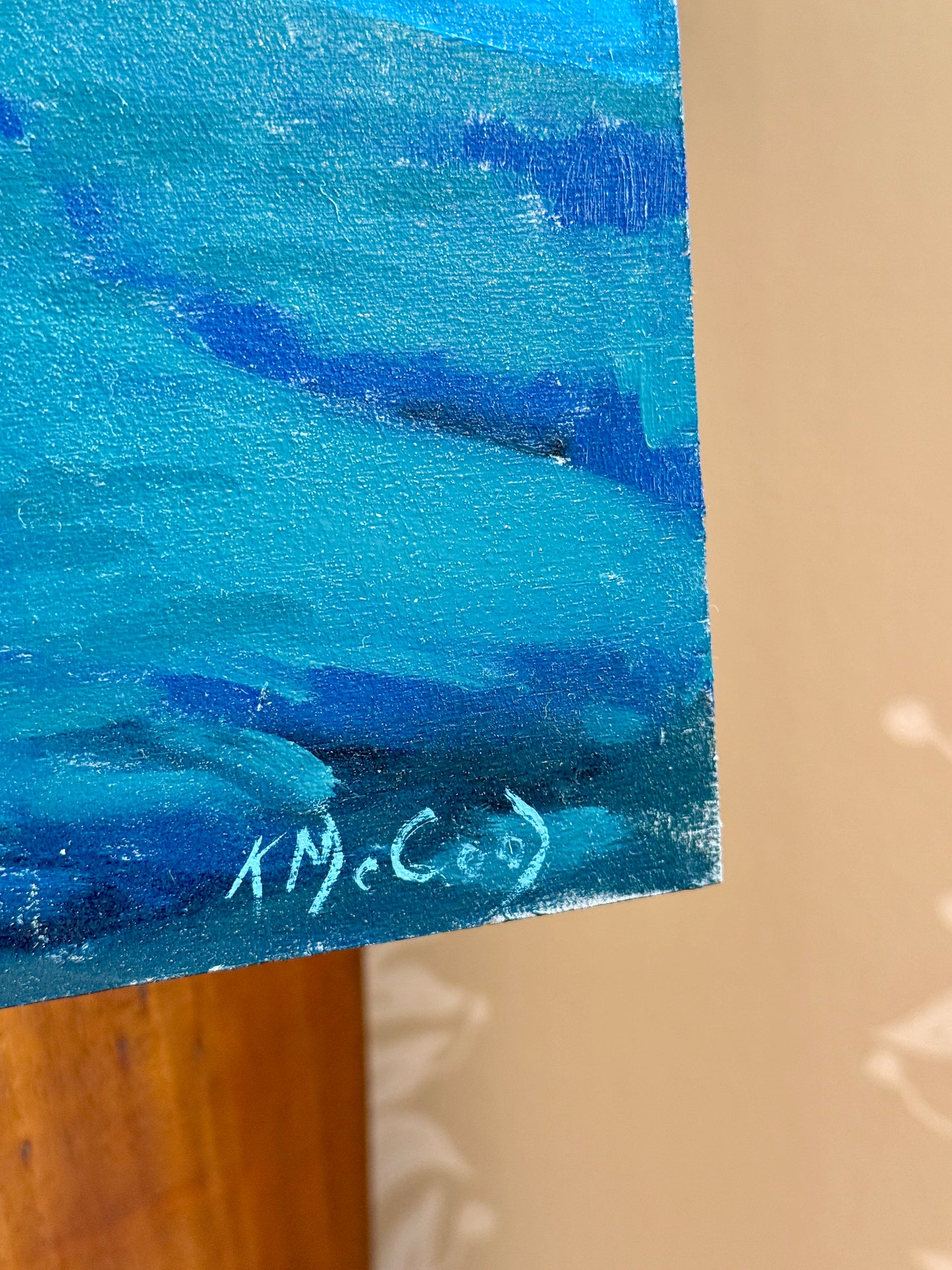 Karen McCool Them: You Have To Wait 30 Minutes After Eating Before... Me: ... Oil Painting