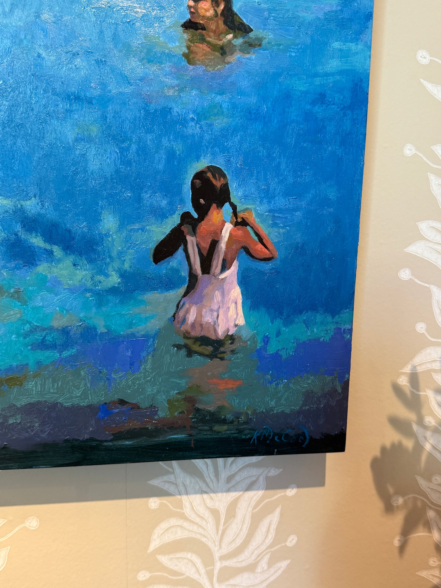 Karen McCool When You Execute The Perfect Handstand But Your Mom Wasn't Watching Oil Painting