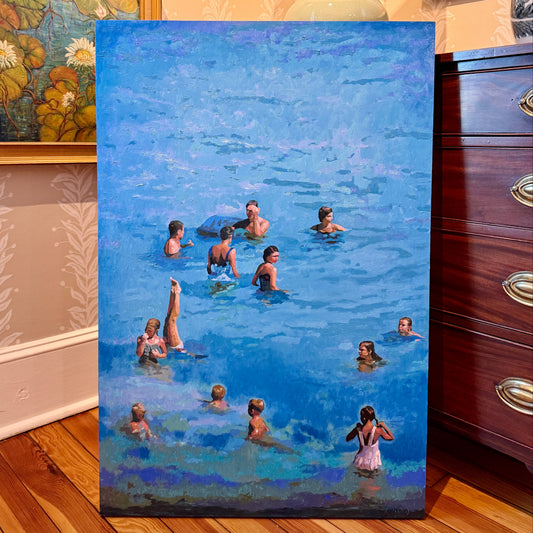 Karen McCool When You Execute The Perfect Handstand But Your Mom Wasn't Watching Oil Painting