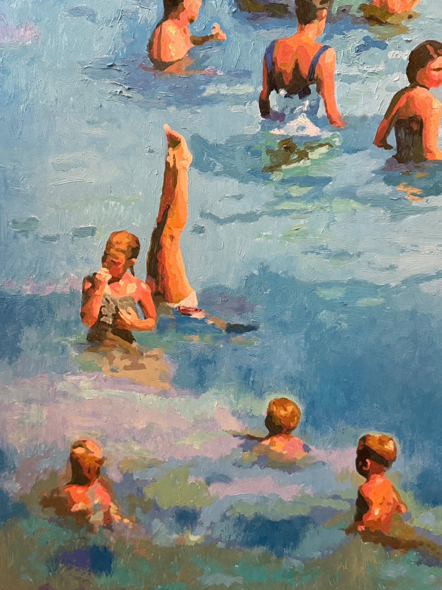 Karen McCool When You Execute The Perfect Handstand But Your Mom Wasn't Watching Oil Painting