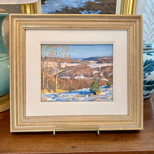 Mark Topp Autumn White Water Forest Landscape OIl Painting