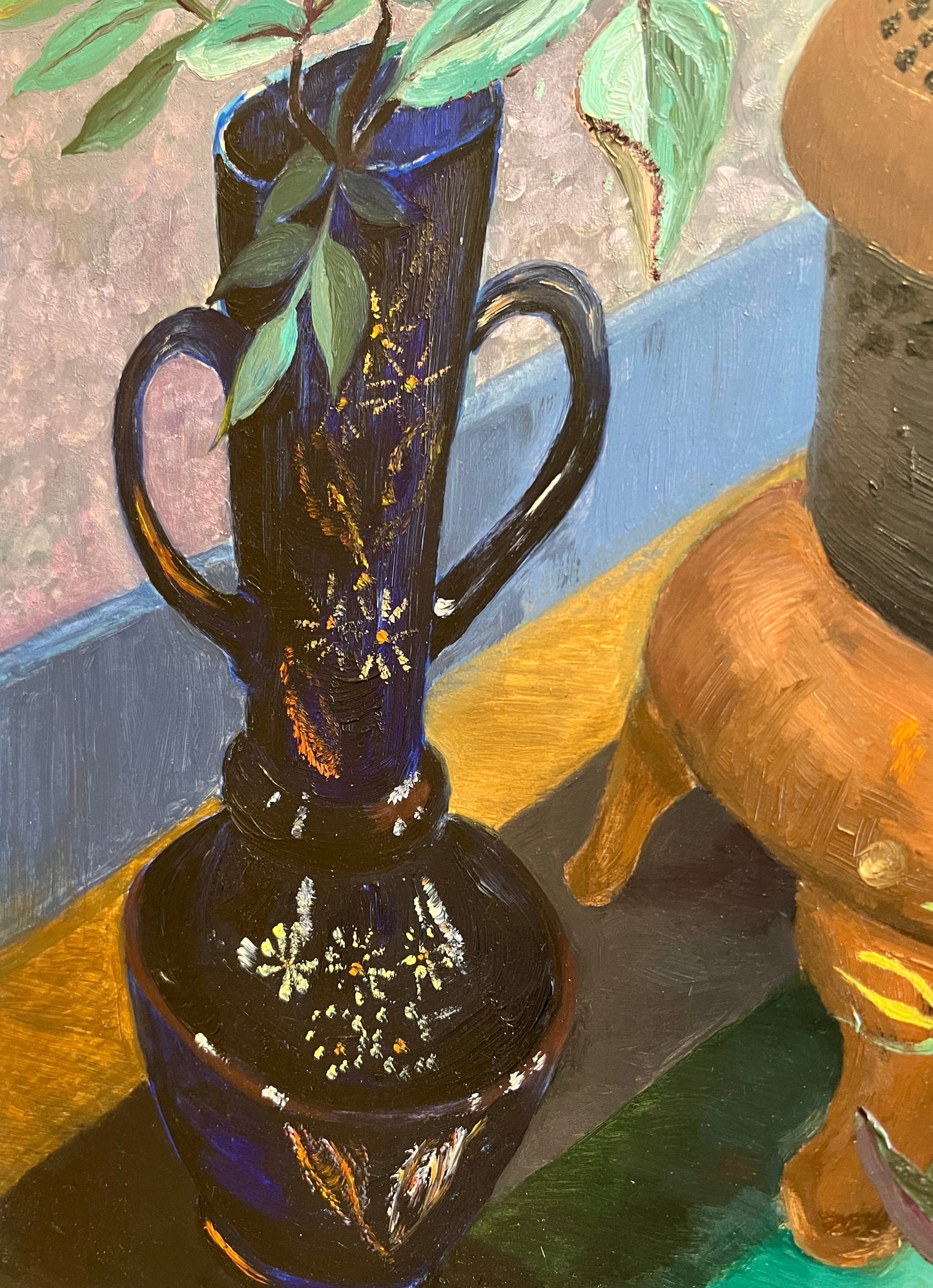 Elvic Steele (1920-1997) "Old Oil Stove" Still Life Oil Painting
