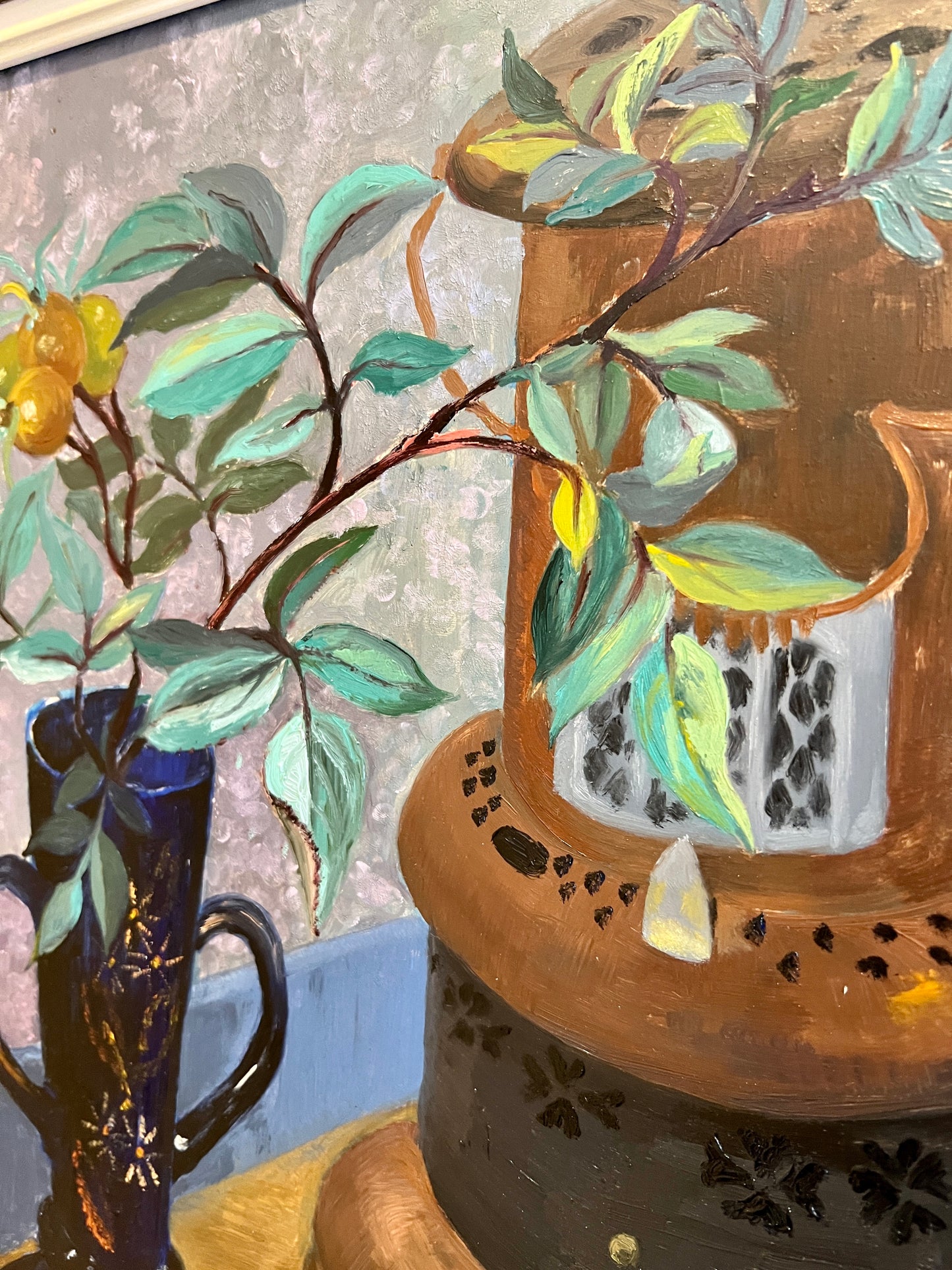 Elvic Steele (1920-1997) "Old Oil Stove" Still Life Oil Painting