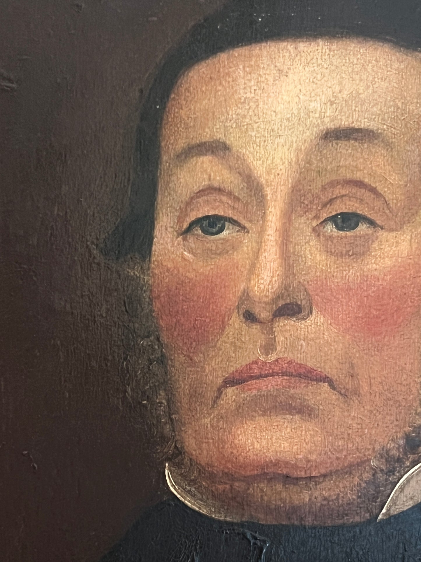 19th Century Gentleman in Tuxedo Portrait in Original Gold Frame